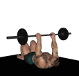 Barbell Press - Floor